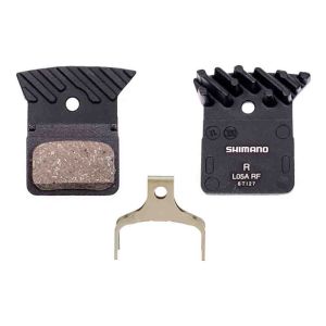 Shimano Disc Brake Pads Sepeda L05S-RF EBPL05ARFA Resin with Cooling Fins