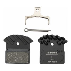 Shimano Brake Pads Sepeda J03A Resin with Cooling Fin & Spring
