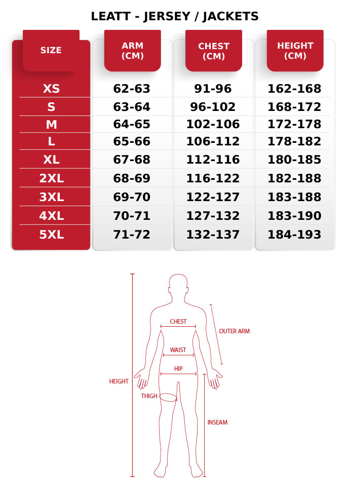 Size Chart Size Chart